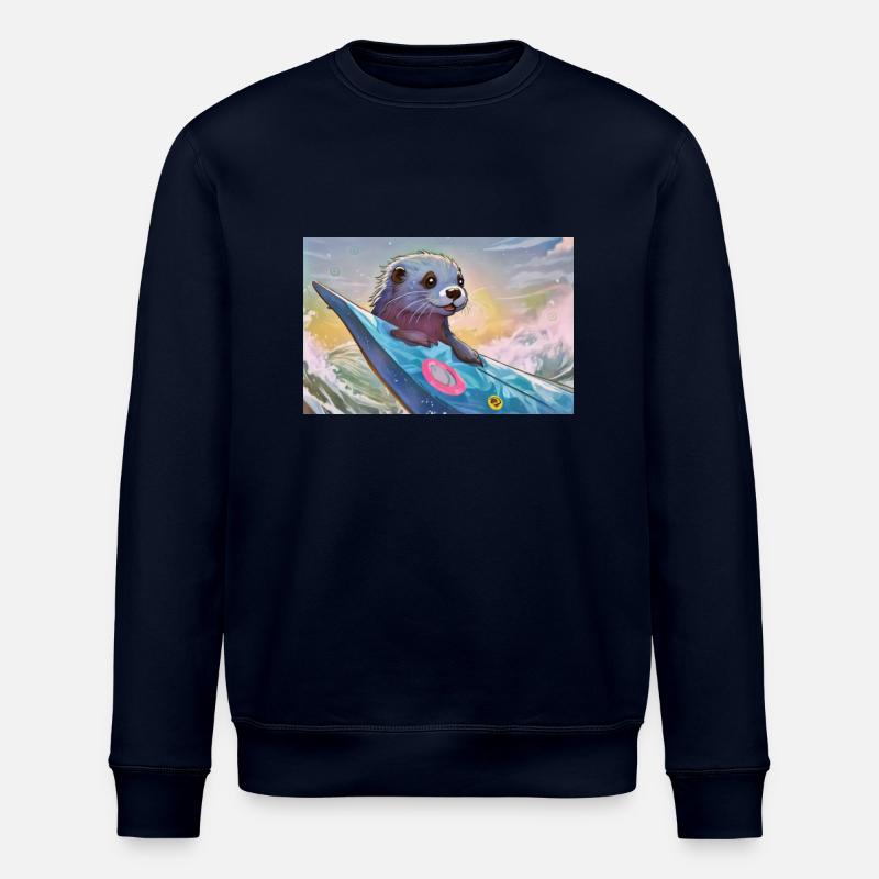 Surf Otti Bleu - Sweat bio ROLLER Stanley/Stella Unisexe - marine
