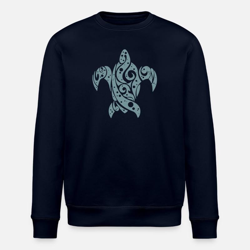 Tatouage de tortue bleue - Sweat bio ROLLER Stanley/Stella Unisexe - marine