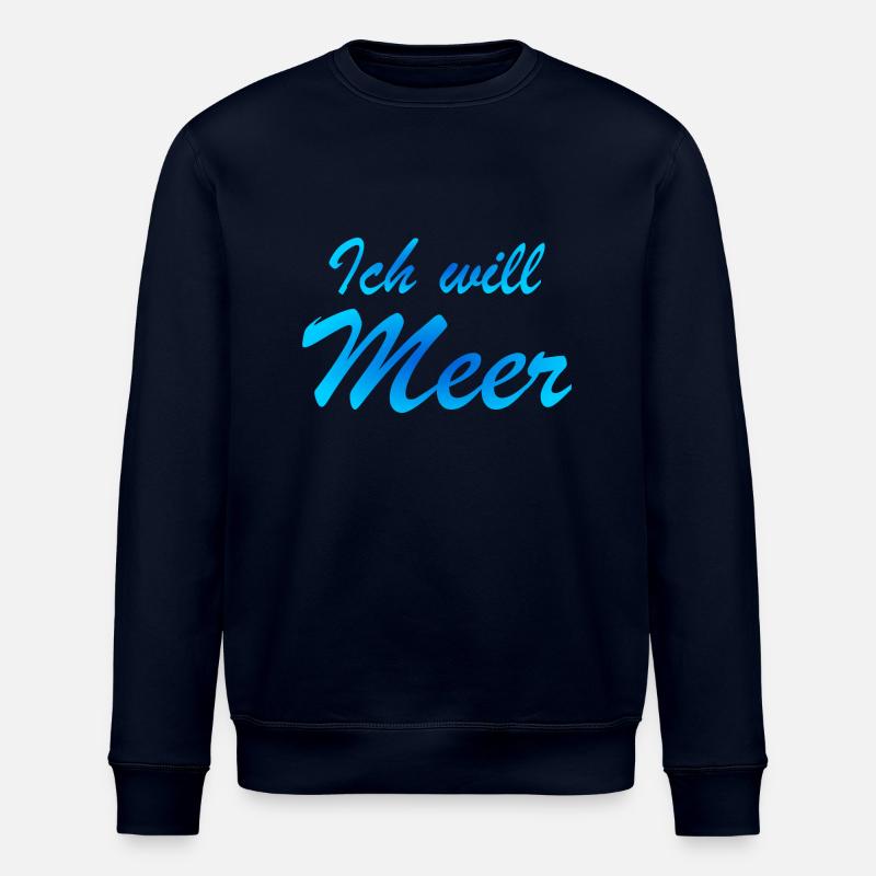 Ich will Meer - Stanley/Stella Unisex Bio-Sweatshirt ROLLER - Navy