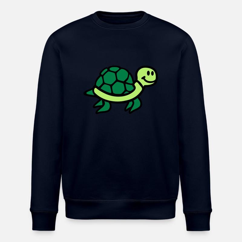Turtle - Stanley/Stella ROLLER Unisex Organic Sweatshirt - navy