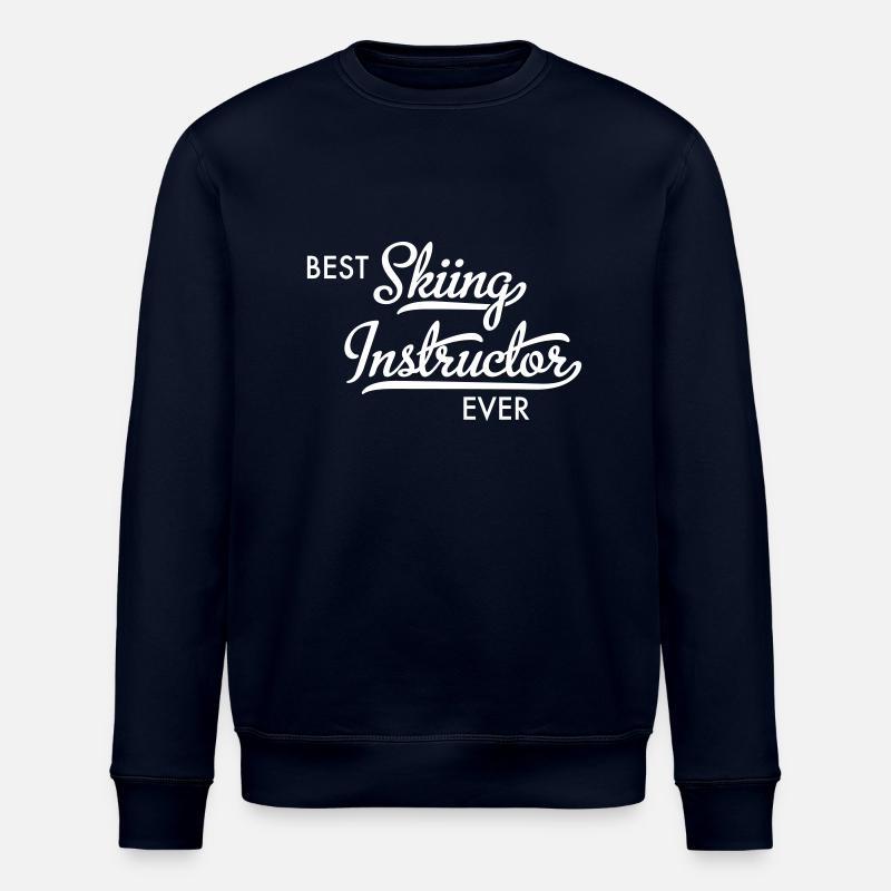 Moniteur de ski - Sweat bio ROLLER Stanley/Stella Unisexe - marine