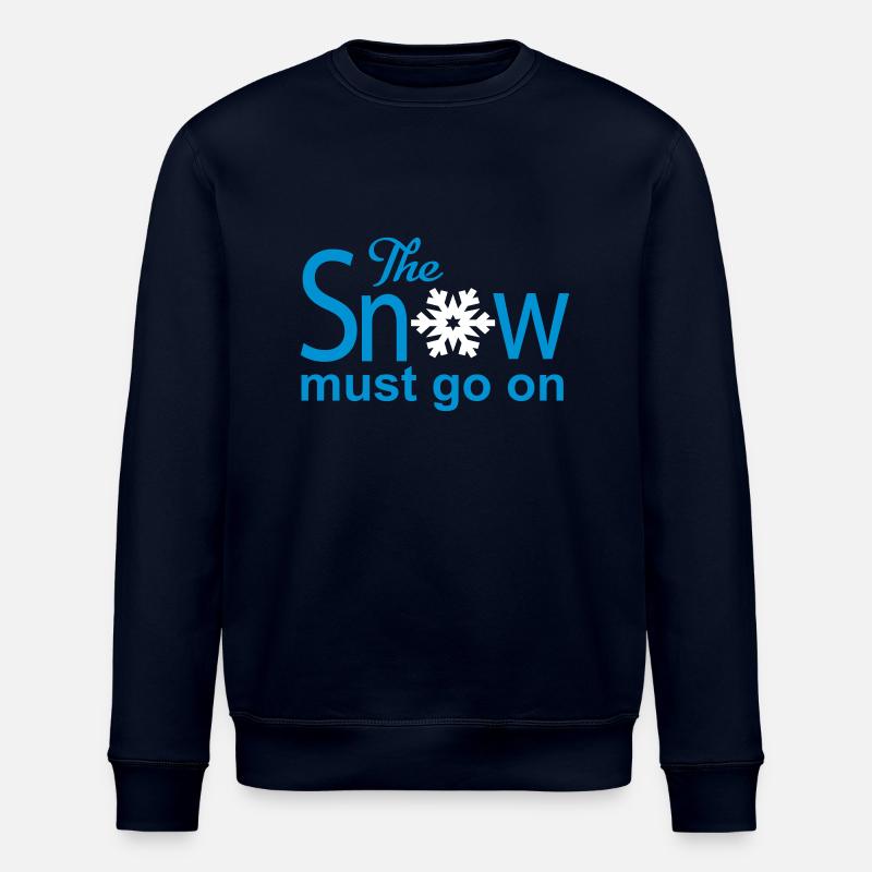 La neige doit continuer - Sweat bio ROLLER Stanley/Stella Unisexe - marine