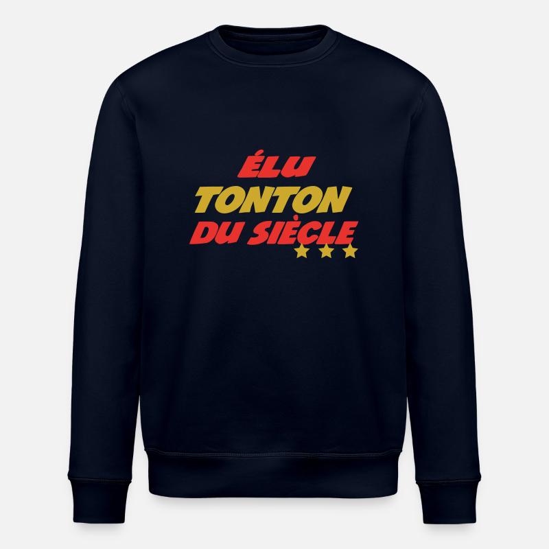 Elu TONTON du siècle - Sweat bio ROLLER Stanley/Stella Unisexe - marine