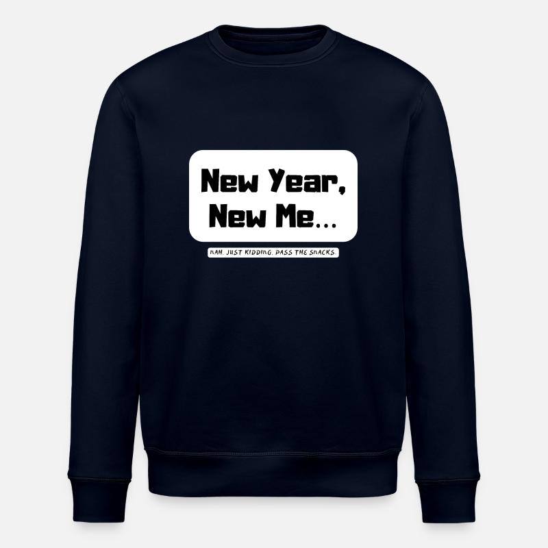 Neues Ich mit Snacks - Stanley/Stella Unisex Bio-Sweatshirt ROLLER - Navy