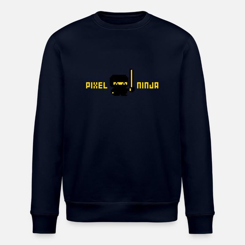 Pixel Ninja - Stanley/Stella ROLLER Unisex Organic Sweatshirt - navy