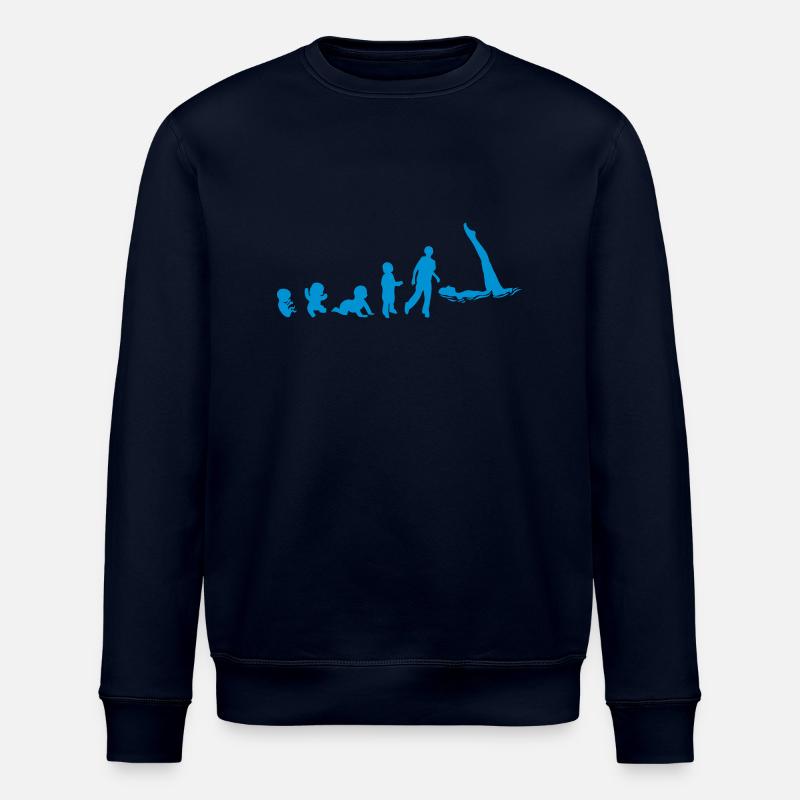 Entwicklung Synchronschwimm Fötus human8 - Stanley/Stella Unisex Bio-Sweatshirt ROLLER - Navy