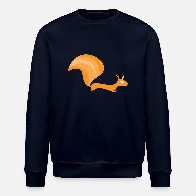 Eichhörnchen mit Einhorn (b) - Stanley/Stella Unisex Bio-Sweatshirt ROLLER - Navy