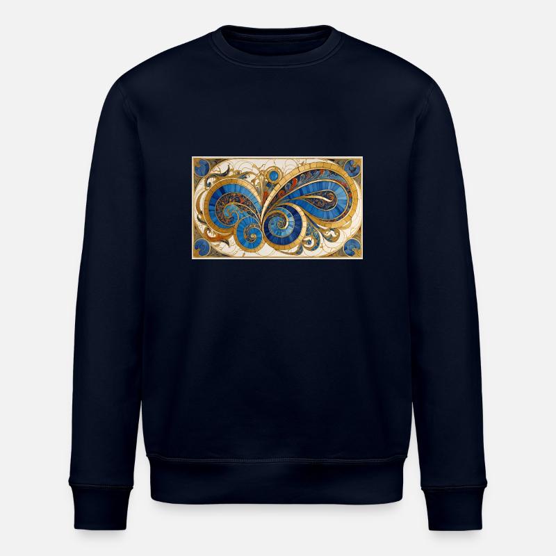 Paisley 1 - Stanley/Stella Unisex Bio-Sweatshirt ROLLER - Navy