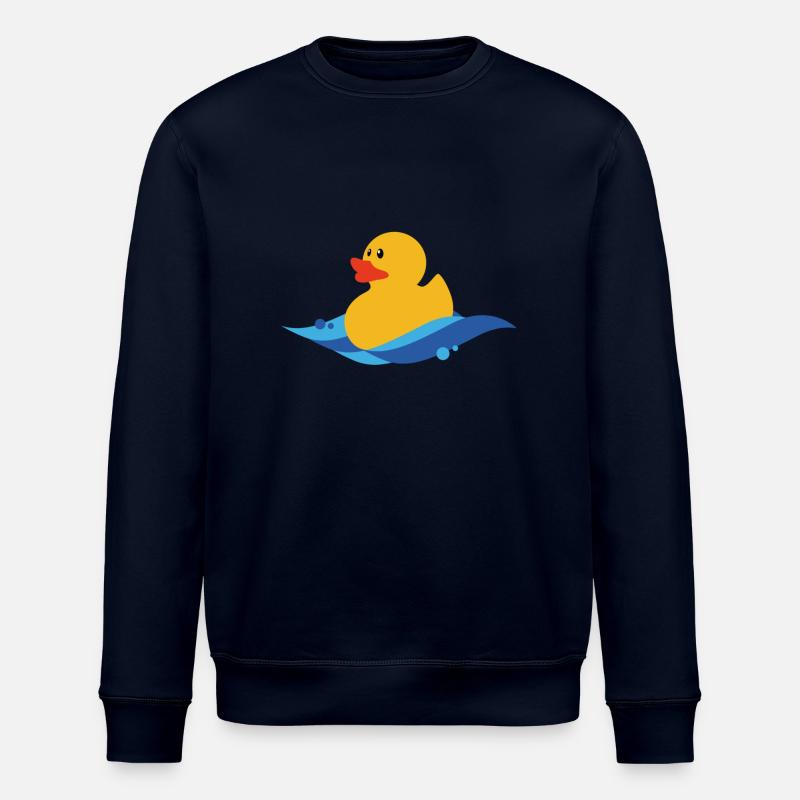 squeaky duckling - Stanley/Stella ROLLER Unisex Organic Sweatshirt - navy