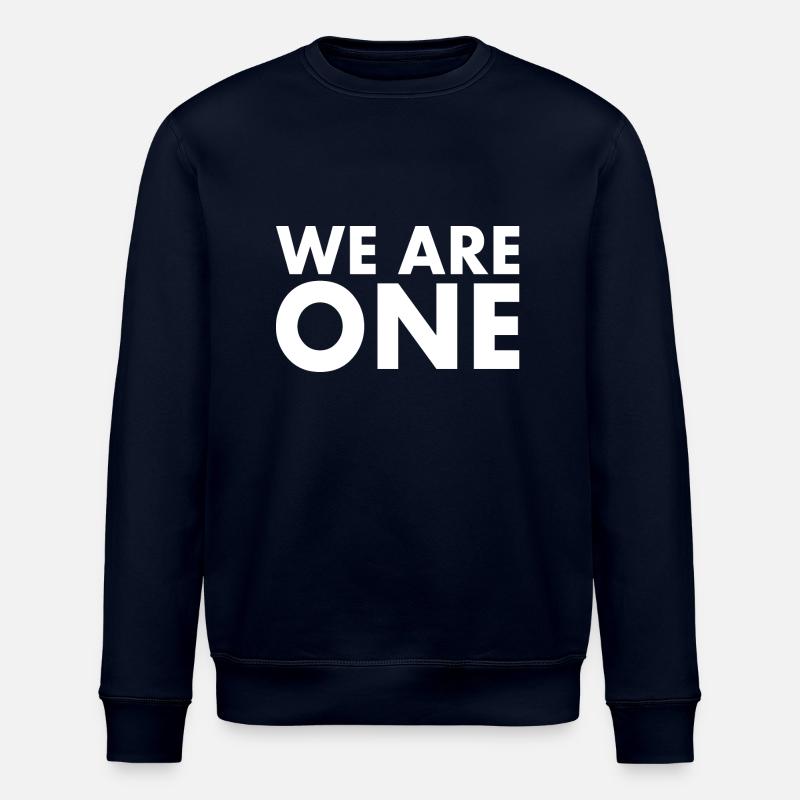 We are one - Sweat bio ROLLER Stanley/Stella Unisexe - marine