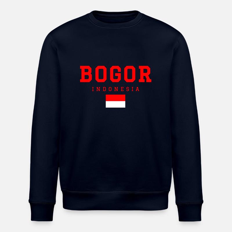 Bogor, Indonésie - Sweat bio ROLLER Stanley/Stella Unisexe - marine