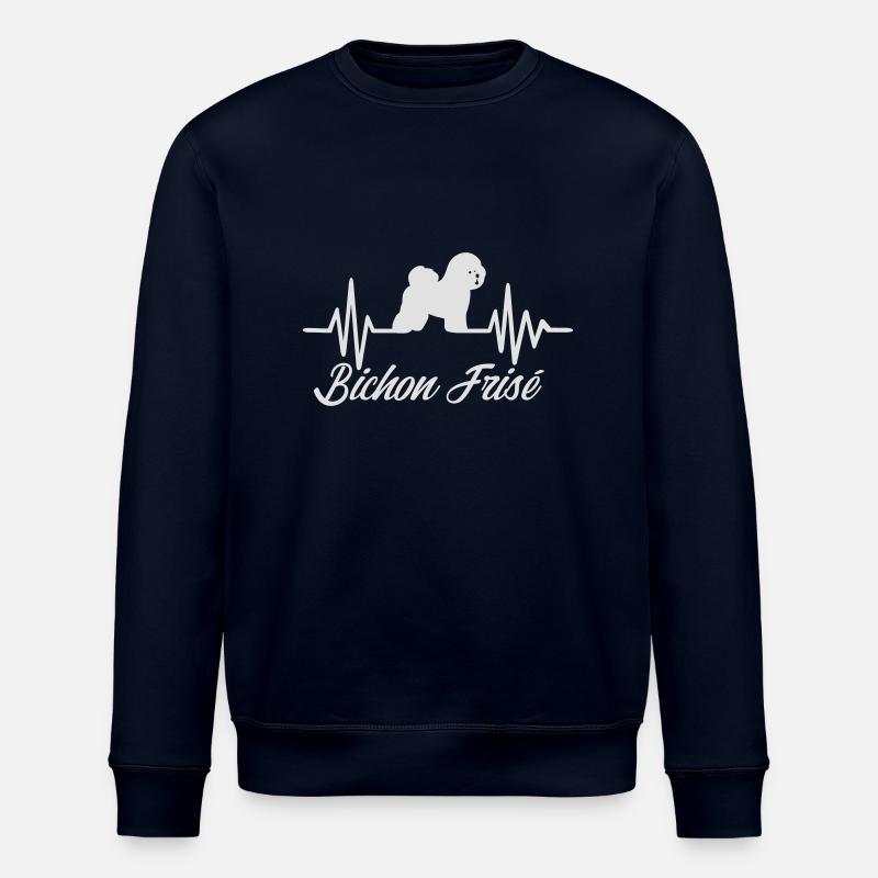 Bichon Frise - Sweat bio ROLLER Stanley/Stella Unisexe - marine