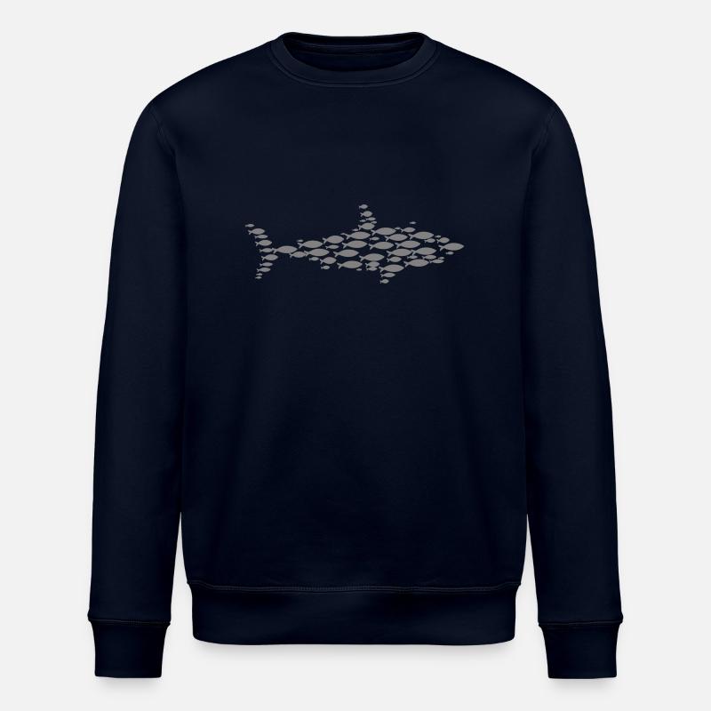 Requin - Sweat bio ROLLER Stanley/Stella Unisexe - marine