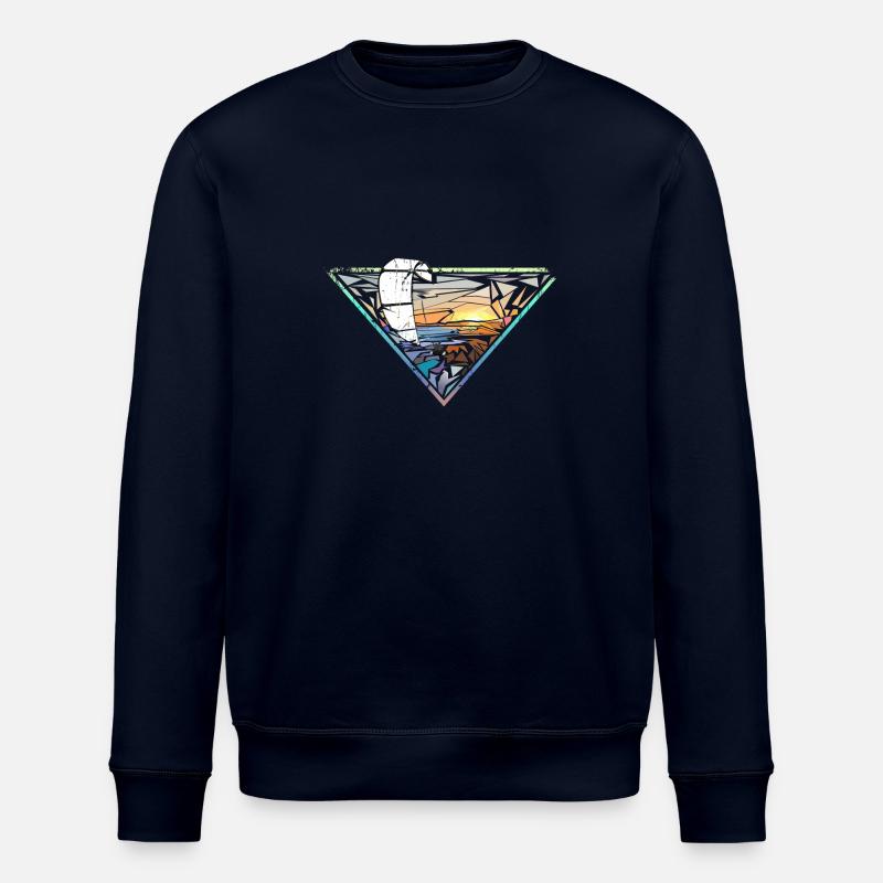 Lever de soleil - Sweat bio ROLLER Stanley/Stella Unisexe - marine