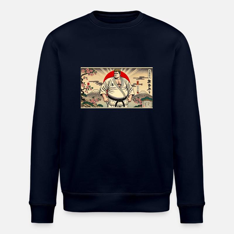 Karaté MAÎTRE - Sweat bio ROLLER Stanley/Stella Unisexe - marine