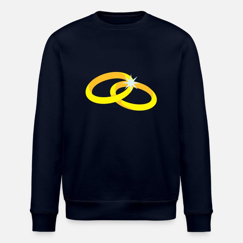 rings - Stanley/Stella ROLLER Unisex Organic Sweatshirt - navy
