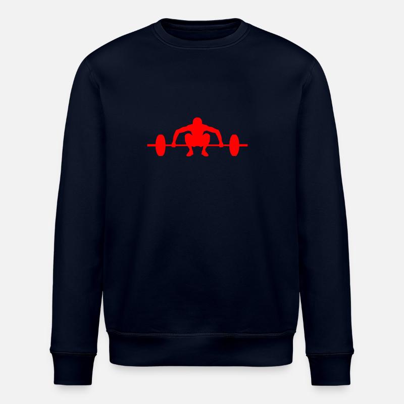 Barbell rot - Stanley/Stella Unisex Bio-Sweatshirt ROLLER - Navy