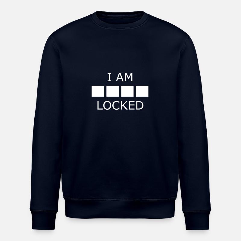 I_Am_(Sher)Locked - Stanley/Stella Unisex Bio-Sweatshirt ROLLER - Navy