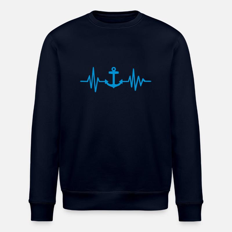 Ancre - Sweat bio ROLLER Stanley/Stella Unisexe - marine
