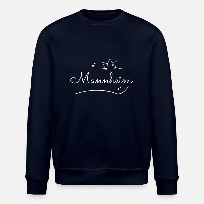 Mannheim Monnem Mannheimat - Stanley/Stella ROLLER Unisex Organic Sweatshirt - navy