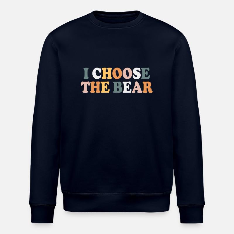 Ich wähle den Bären - Stanley/Stella Unisex Bio-Sweatshirt ROLLER - Navy
