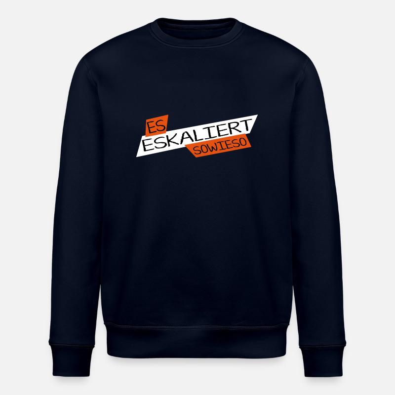 Shirt_EsEskaliert2_vector - Stanley/Stella Unisex Bio-Sweatshirt ROLLER - Navy