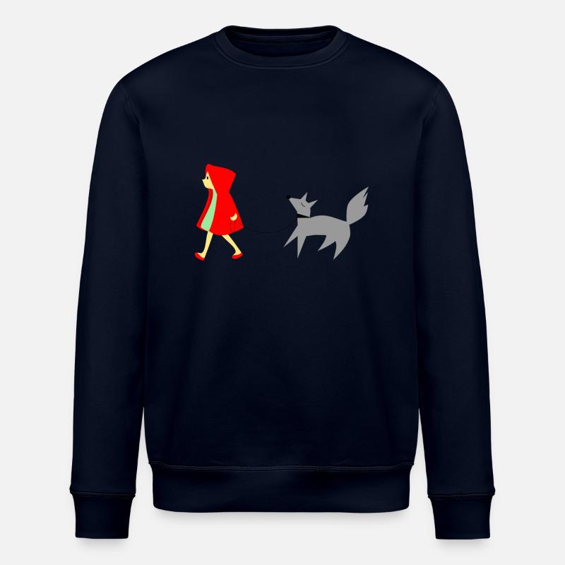Rotkäppchen und der Wolf - Stanley/Stella Unisex Bio-Sweatshirt ROLLER - Navy