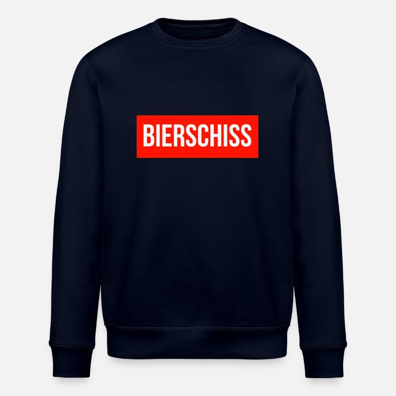 lustiges Design, Bierschiss - Stanley/Stella Unisex Bio-Sweatshirt ROLLER - Navy