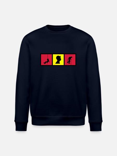 Caver Speleology Speläologie Spéléo Spéléologue - Stanley/Stella ROLLER Unisex Organic Sweatshirt - navy