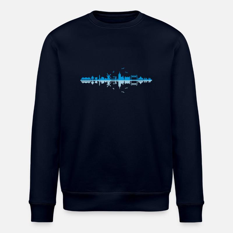 Skyline - Insel Usedom - Stanley/Stella Unisex Bio-Sweatshirt ROLLER - Navy