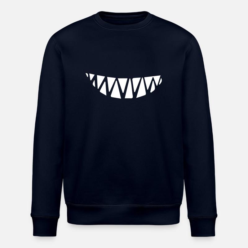 Lächelnde Zähne Mindestabstand - Stanley/Stella Unisex Bio-Sweatshirt ROLLER - Navy