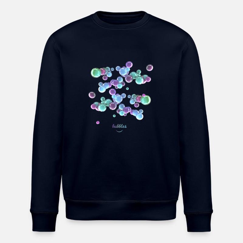 bubbles - Stanley/Stella Unisex Bio-Sweatshirt ROLLER - Navy