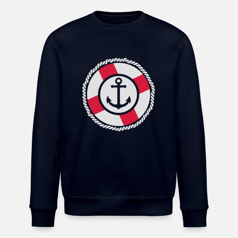 Rettungsring Anker - Stanley/Stella Unisex Bio-Sweatshirt ROLLER - Navy