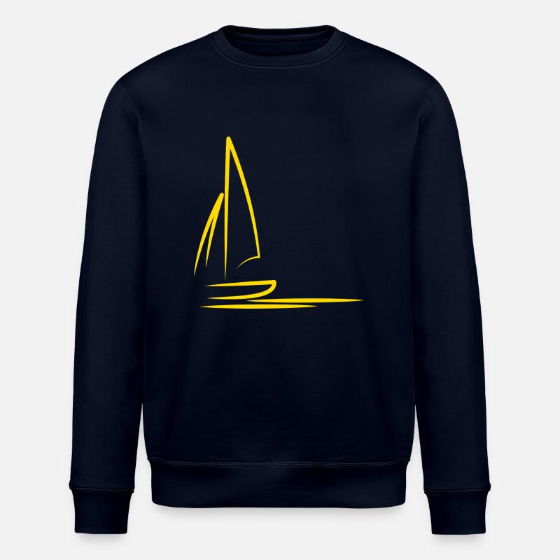 Sailing Gift Sailing - Stanley/Stella ROLLER Unisex Organic Sweatshirt - navy