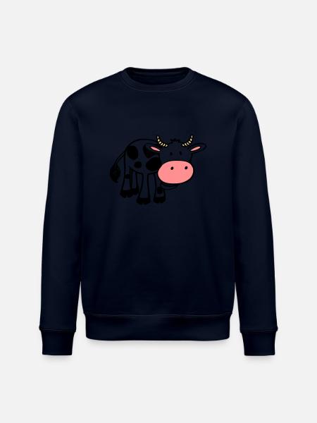 cow - Stanley/Stella ROLLER Unisex Organic Sweatshirt - navy