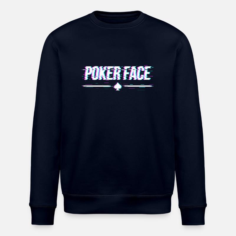 pokerface - Sweat bio ROLLER Stanley/Stella Unisexe - marine