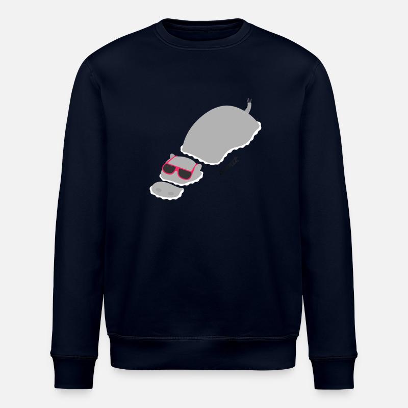 Hippo Chillin » - Sweat bio ROLLER Stanley/Stella Unisexe - marine
