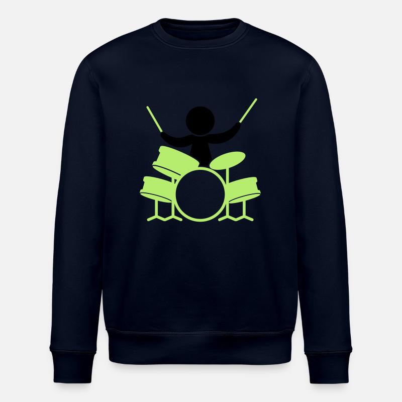 Rockstar (2c)++2013 - Stanley/Stella ROLLER Unisex Organic Sweatshirt - navy