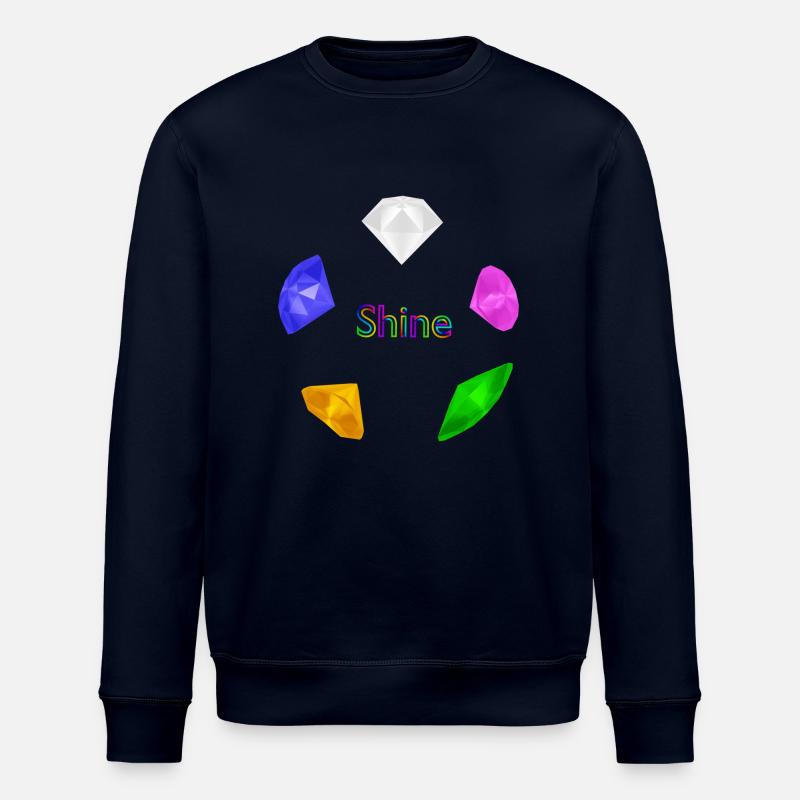 Cercle de pierre précieuse, Shine - Sweat bio ROLLER Stanley/Stella Unisexe - marine