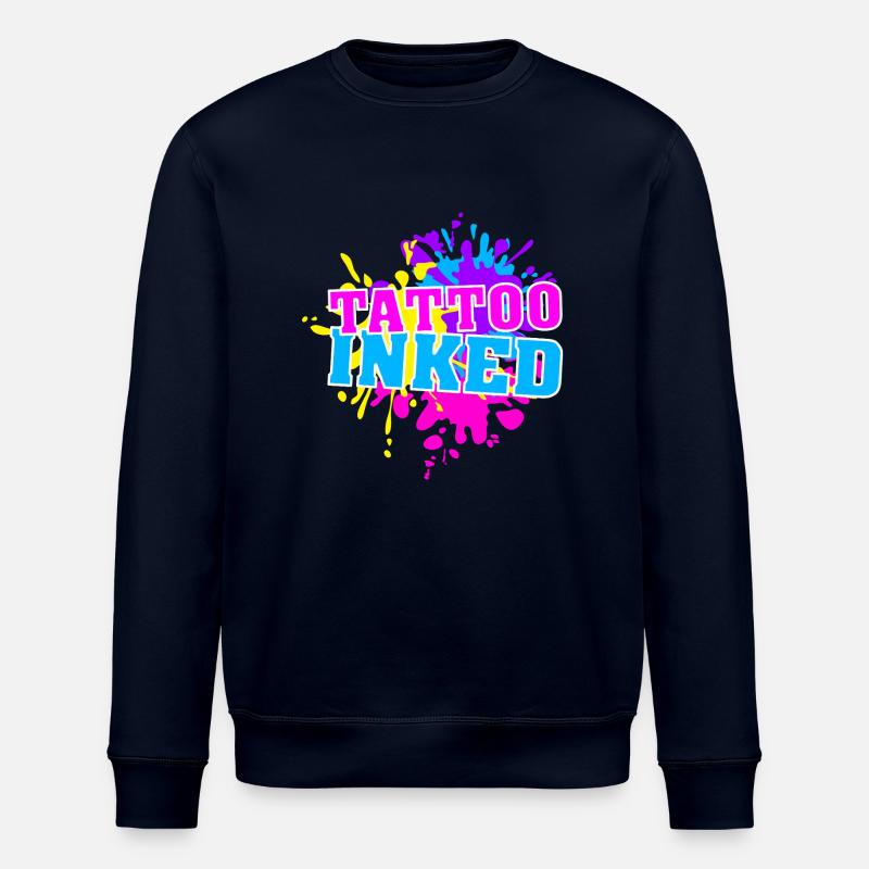 Tattoo Inked Splash - Stanley/Stella Unisex Bio-Sweatshirt ROLLER - Navy