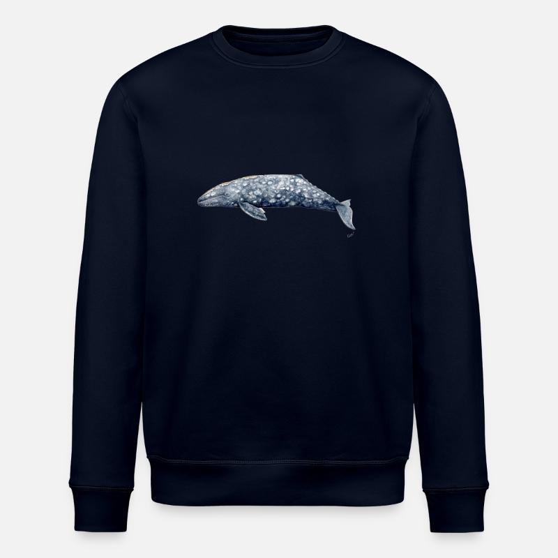 Grauwal - Baleine grise - Grauwal - Stanley/Stella Unisex Bio-Sweatshirt ROLLER - Navy