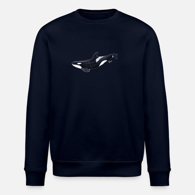 Orca - orque - arce - Sweat bio ROLLER Stanley/Stella Unisexe - marine