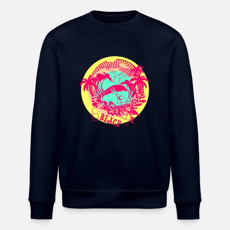 Beach Summer - Stanley/Stella Unisex Bio-Sweatshirt ROLLER - Navy