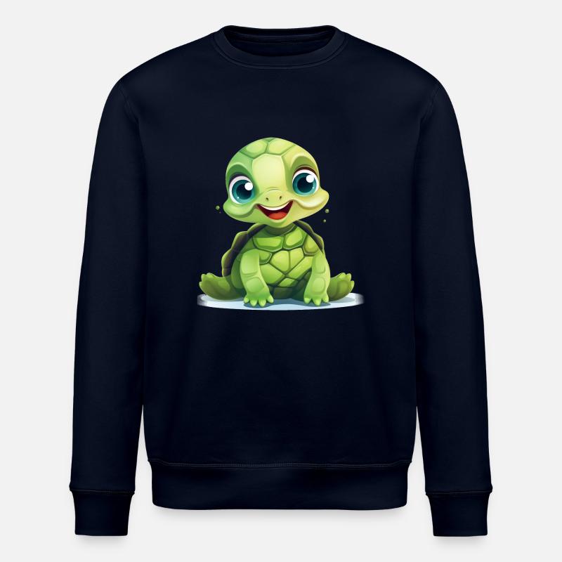 Mignon bébé tortue - Sweat bio ROLLER Stanley/Stella Unisexe - marine