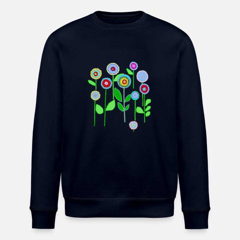 Blumenwiese - Stanley/Stella Unisex Bio-Sweatshirt ROLLER - Navy