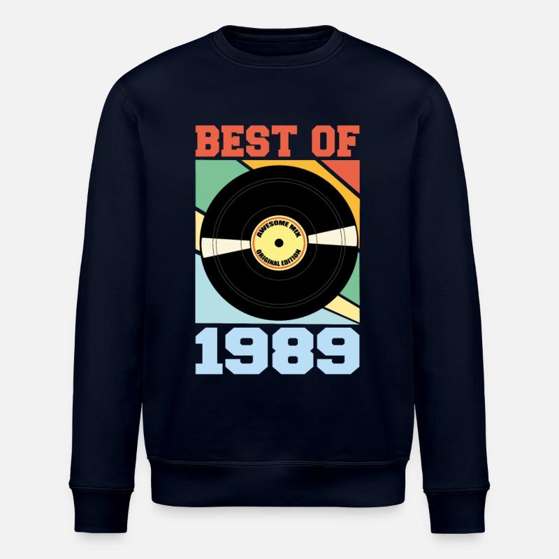 Le meilleur de 1989 - Sweat bio ROLLER Stanley/Stella Unisexe - marine