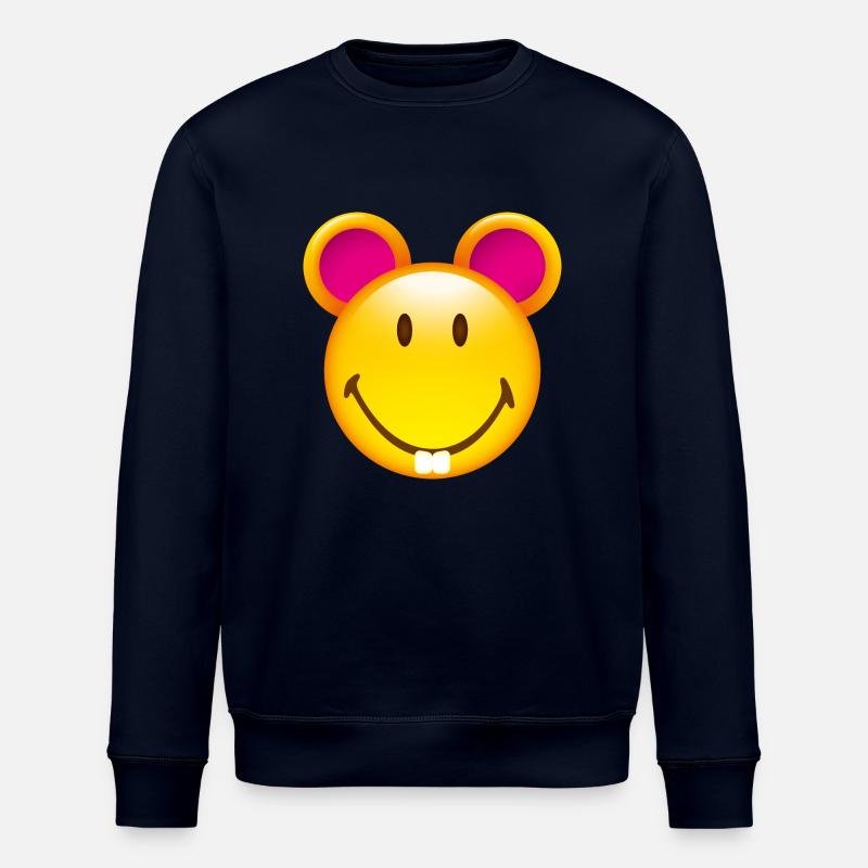 Smiley Mouse - Sweat bio ROLLER Stanley/Stella Unisexe - marine