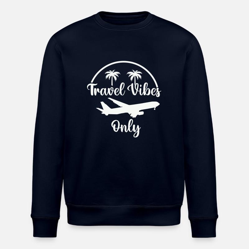 Travel Vibes Only - Stanley/Stella Unisex Bio-Sweatshirt ROLLER - Navy