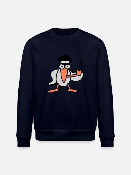 kapitaen_moewe - Stanley/Stella ROLLER Unisex Organic Sweatshirt - navy