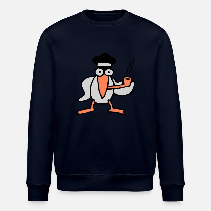 kapitaen_moewe - Stanley/Stella ROLLER Unisex Organic Sweatshirt - navy